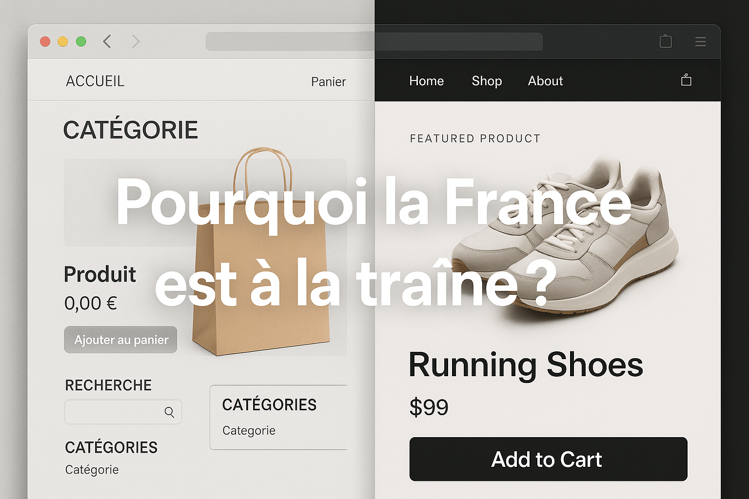 Pourquoi la France est en retard sur le e-commerce US (et comment en profiter)