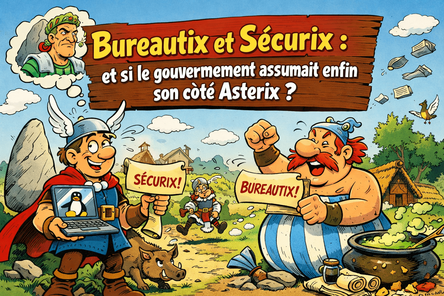 Bureautix et Sécurix : et si le gouvernement assumait enfin son côté Astérix ?
