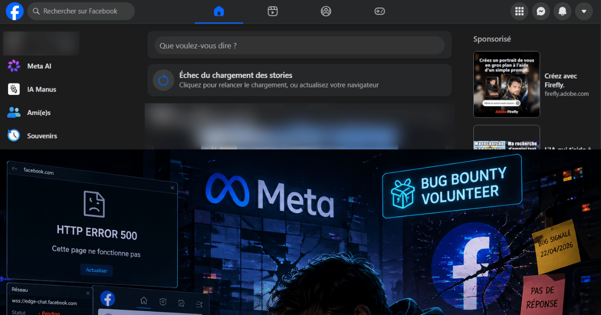 Meta licencie 8 000 personnes : qui va corriger les bugs Facebook que je signale depuis 6 mois ?