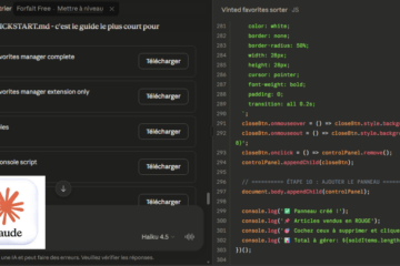 Claude Code gratuit : comment j’ai nettoyé mes favoris Vinted avec un simple script JavaScript